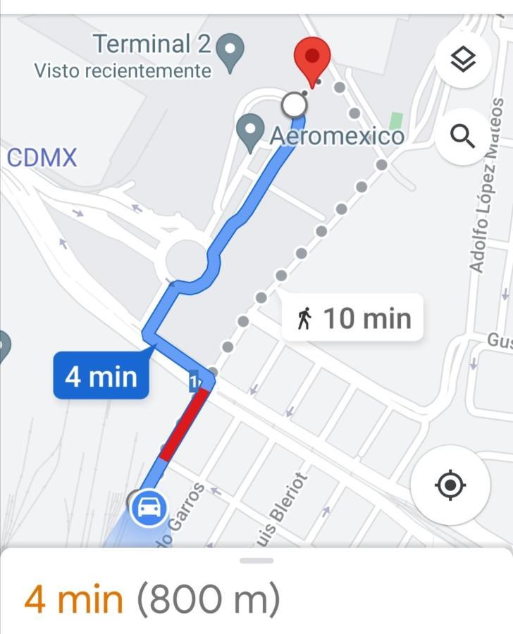 Departamento Cercano Al Aeropuerto T2, A 2 Calles * Mexico